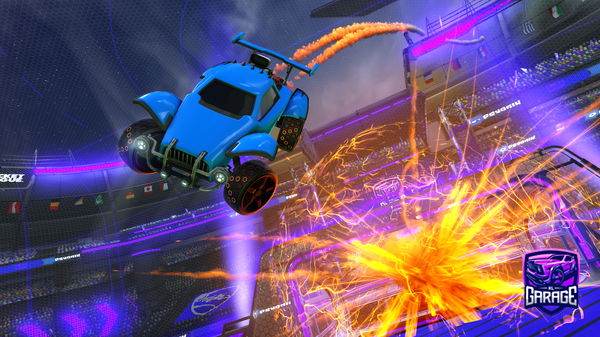 A Rocket League car design from Sennethebeest