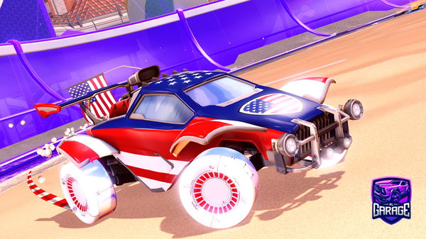 A Rocket League car design from Hotrod_hotdogs