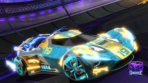 A Rocket League car design from The_Black_Night