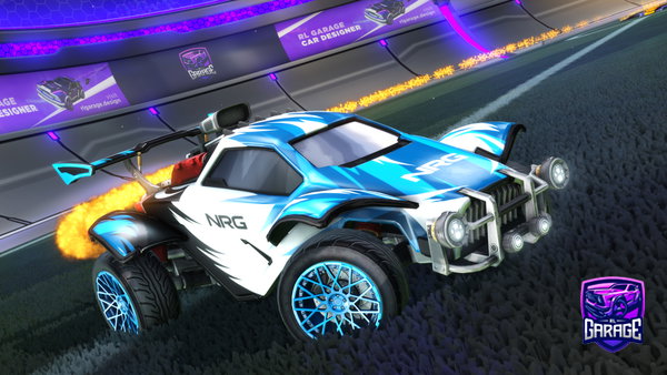 A Rocket League car design from MYST1KALL