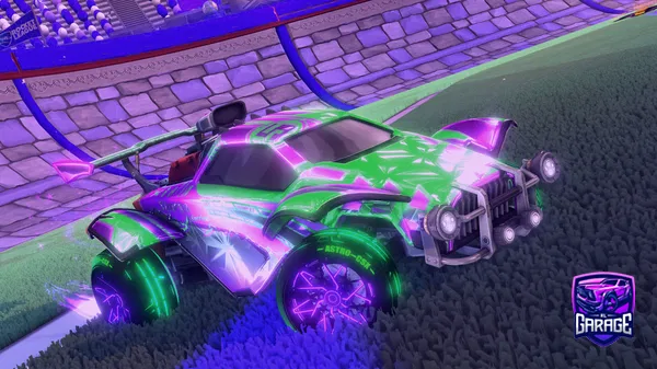 A Rocket League car design from Pulce_