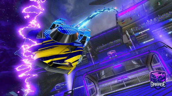 A Rocket League car design from rockycatX2