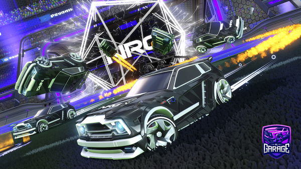 A Rocket League car design from BL4K3Y3