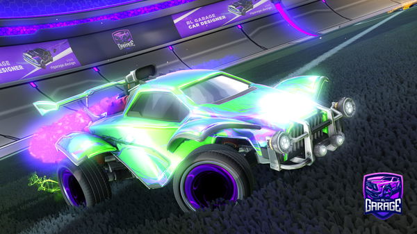 A Rocket League car design from hazardkill723