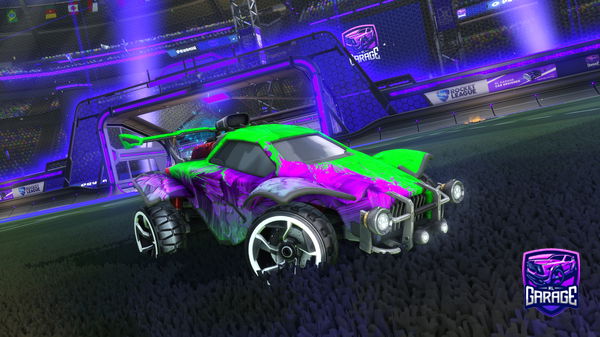 A Rocket League car design from SEN__Bugha