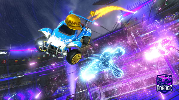 A Rocket League car design from Jackpalaceplays