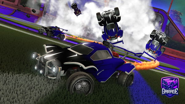 A Rocket League car design from pulse_Neno