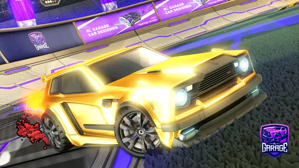 A Rocket League car design from Davx33467