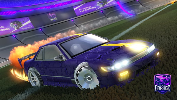 A Rocket League car design from SAMI-_-alhelo
