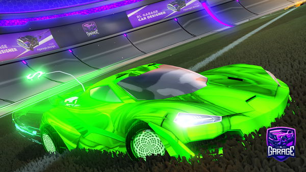 A Rocket League car design from jurucutudd