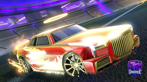 A Rocket League car design from VOIDED_MATRIX