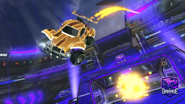 A Rocket League car design from bumpstart