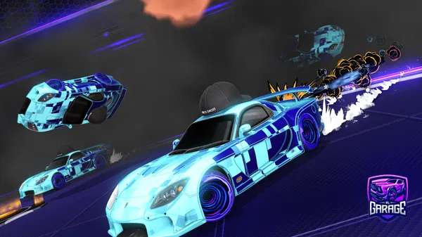 A Rocket League car design from Glock-Seven