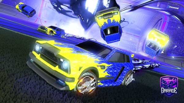 A Rocket League car design from Kaktusss888