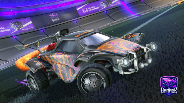 A Rocket League car design from Jordanbutnor