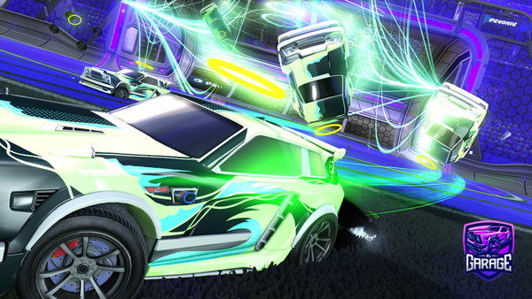 A Rocket League car design from Omega_HD08