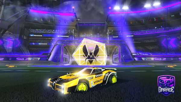 A Rocket League car design from WaterItem