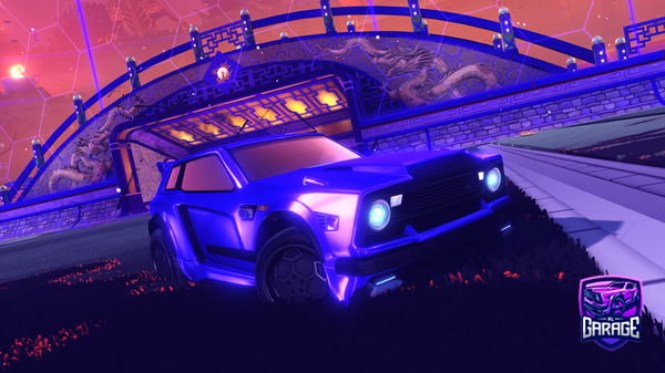 A Rocket League car design from tenix12