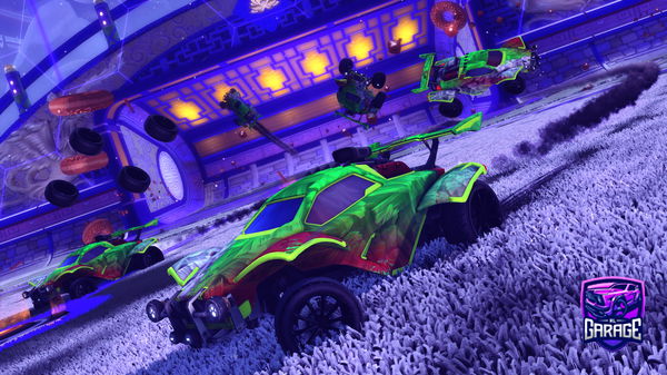 A Rocket League car design from moistj