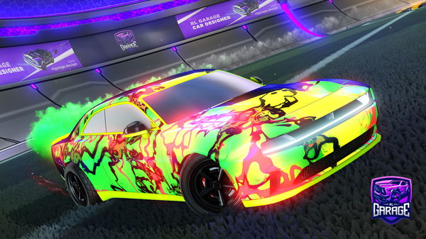 A Rocket League car design from jessevr010