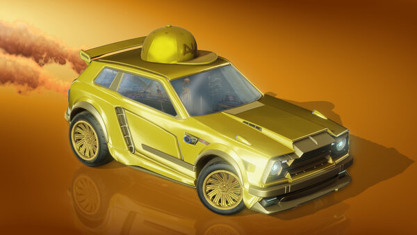 A Rocket League car design from Hazdog1000