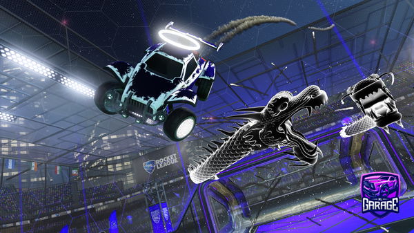 A Rocket League car design from Kyuraku