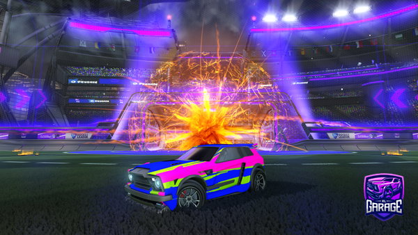 A Rocket League car design from Thets02