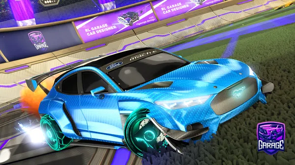 A Rocket League car design from mustang-gt-2020