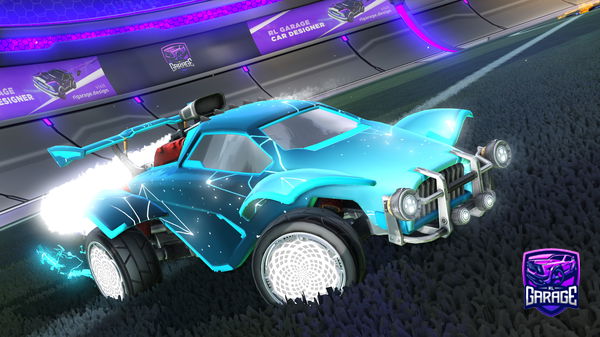 A Rocket League car design from sightear