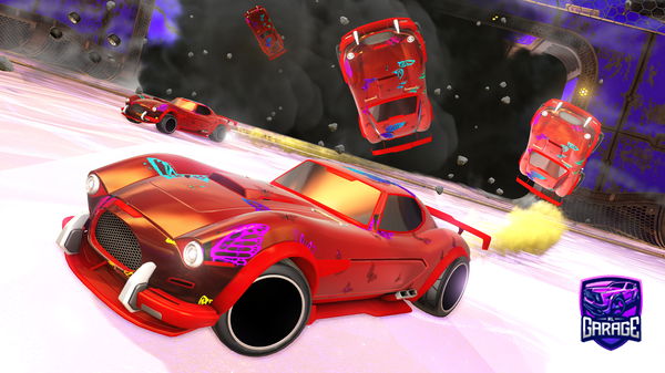 A Rocket League car design from WaterItem