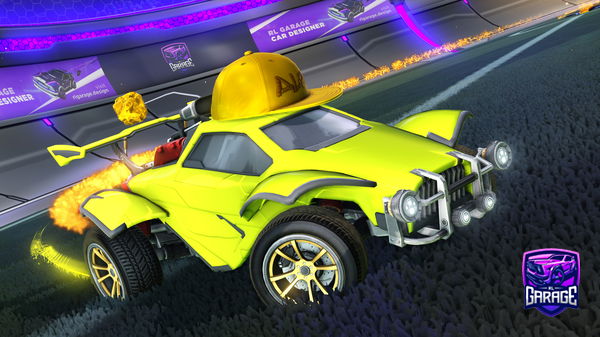 A Rocket League car design from WeasleyAndMyrtle