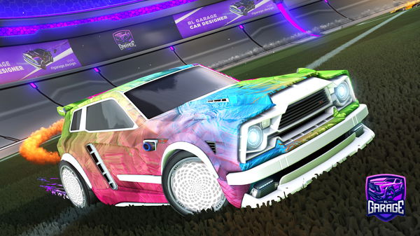 A Rocket League car design from Fairy_peak