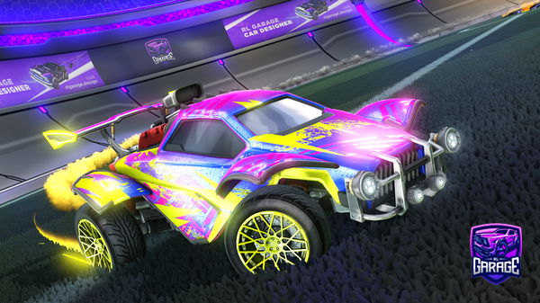 A Rocket League car design from Blackpanda7795