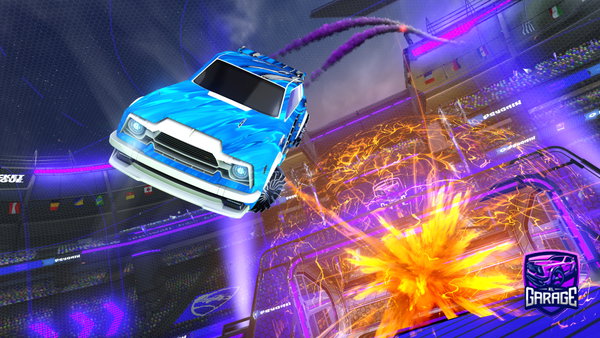 A Rocket League car design from Radaburza