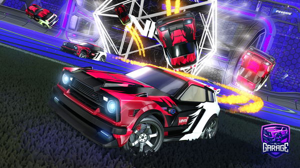 A Rocket League car design from NxskiiRL