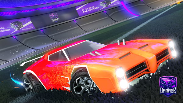 A Rocket League car design from munchy