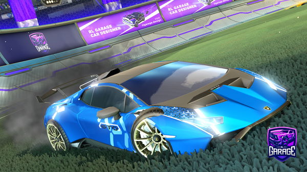 A Rocket League car design from Fl1xxyJG