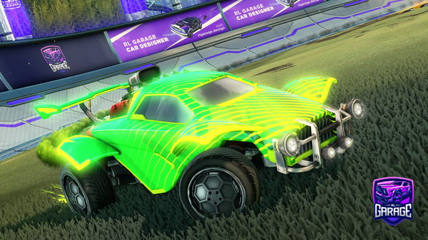 A Rocket League car design from Onlyduckyyytwitch