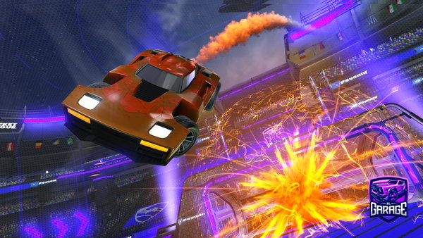 A Rocket League car design from Vxrst2Bald