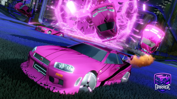 A Rocket League car design from Blackbreath