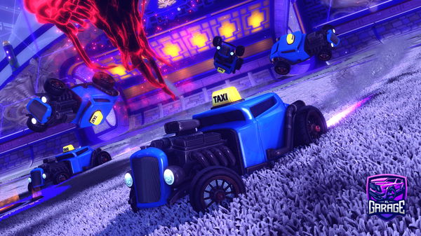 A Rocket League car design from roach138