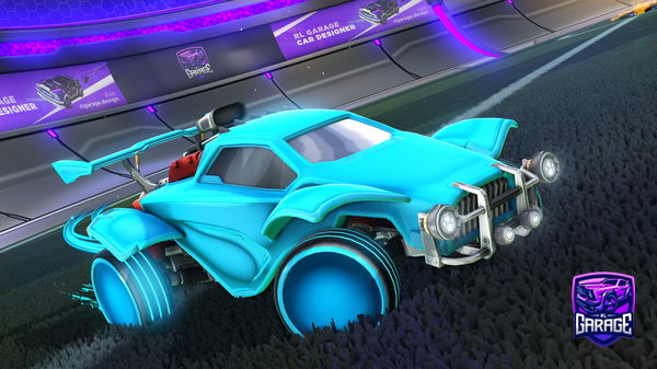 A Rocket League car design from zamu_20