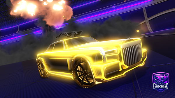 A Rocket League car design from Slac11_