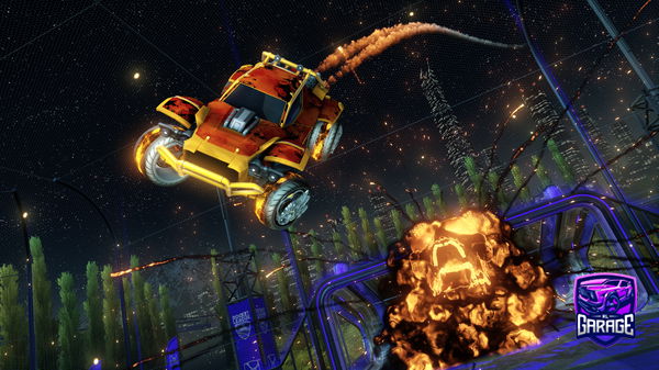 A Rocket League car design from iratherweep