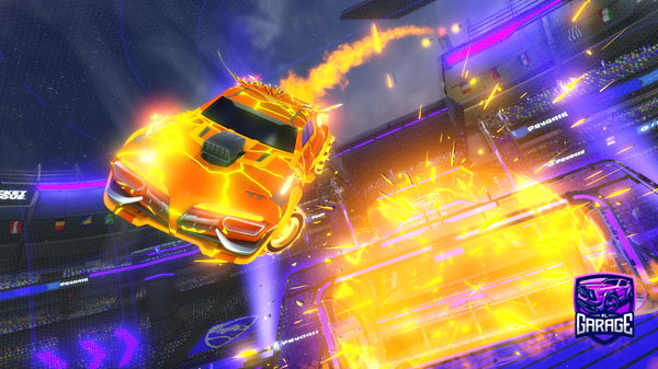 A Rocket League car design from DeathLlama55