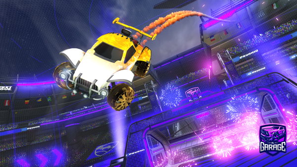 A Rocket League car design from Dwekki
