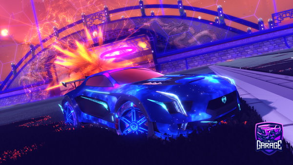 A Rocket League car design from tidyice