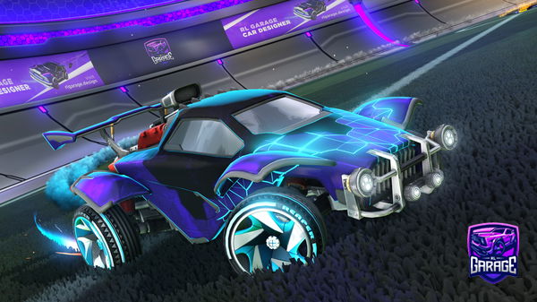 A Rocket League car design from SpaceCoyoteKACHOW