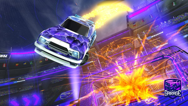 A Rocket League car design from giulian2039