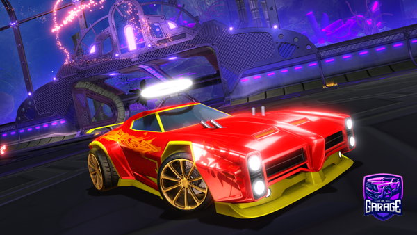 A Rocket League car design from Click_infernal